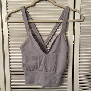 Free People Movement x Hatch Women’s Good Karma Bra Light Purple Size M/L